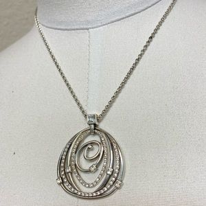 Silver Brighton Pendant Necklace